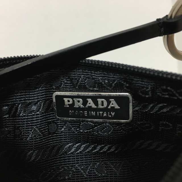 プラダ PRADA コインケース レディース - 1M0933 黒 キーリング付き