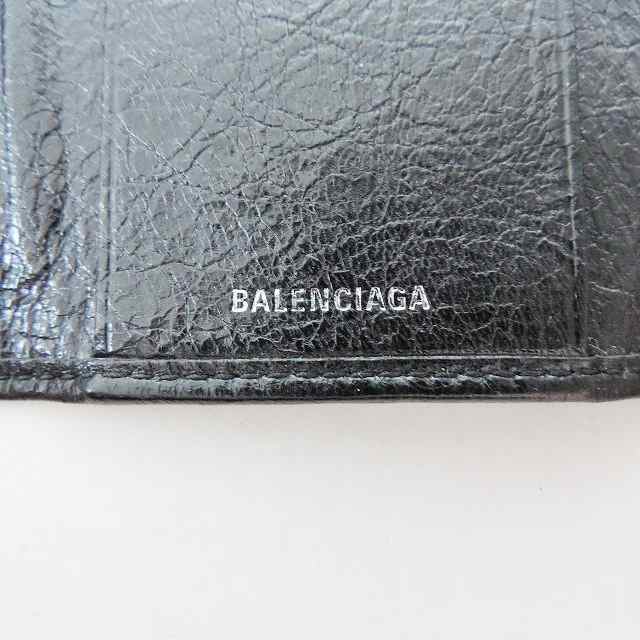 バレンシアガ BALENCIAGA キーケース レディース 美品 - 477450 黒 6連