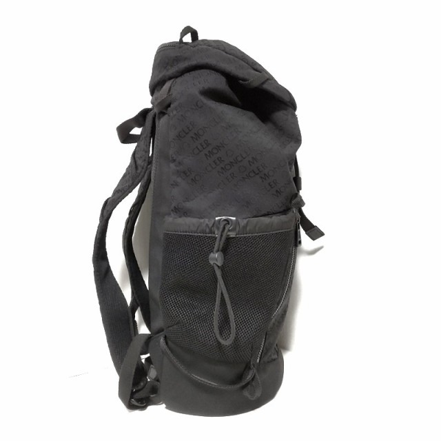 モンクレール MONCLER リュックサック レディース TECH BACKPACK H209A5A00002 黒 ナイロン【中古】20230928