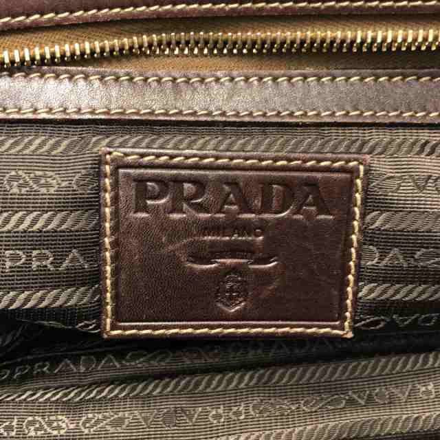 プラダ PRADA ハンドバッグ レディース ロゴジャガード BR3461 ダーク