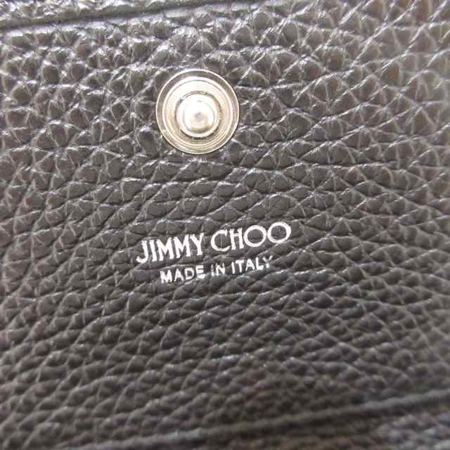 ジミーチュウ JIMMY CHOO 名刺入れ レディース 新品同様 ネロ 黒