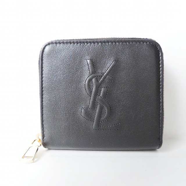 イヴサンローラン YvesSaintLaurent 2つ折り財布 レディース 美品