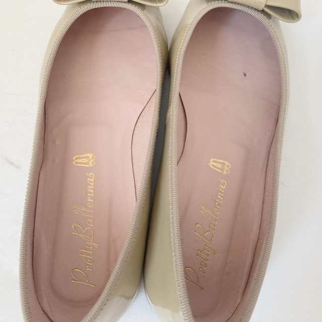 靴/シューズpretty ballerina 23.5 新品未使用 フラットシューズ36.5