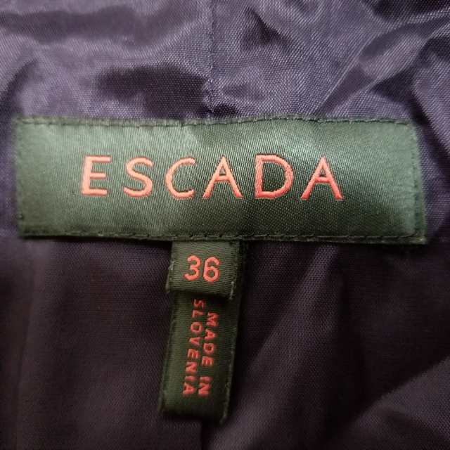 エスカーダ ESCADA ジャケット サイズ36 M レディース - ダーク