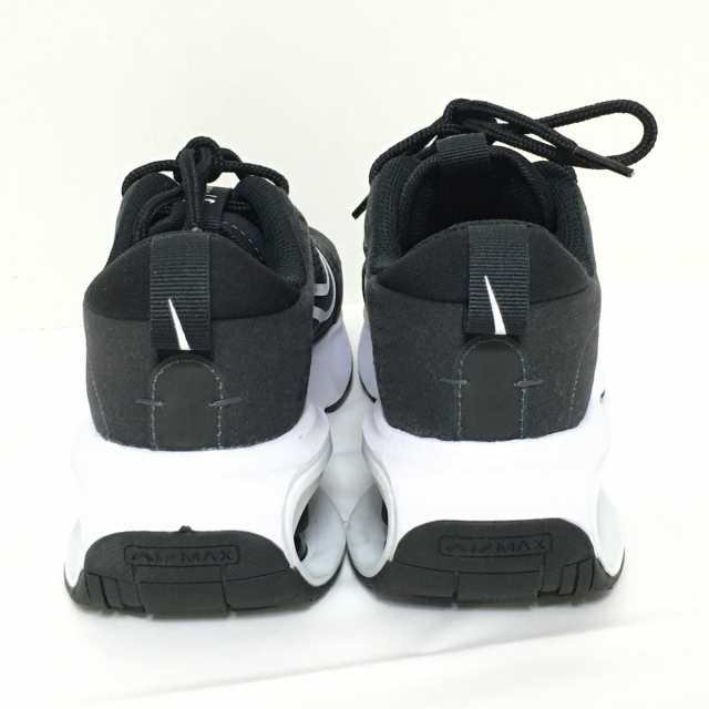 ナイキ NIKE スニーカー 23 レディース ナイキ エア マックス インターロック DQ2904-001 黒×白 化学繊維 【中古】20230828