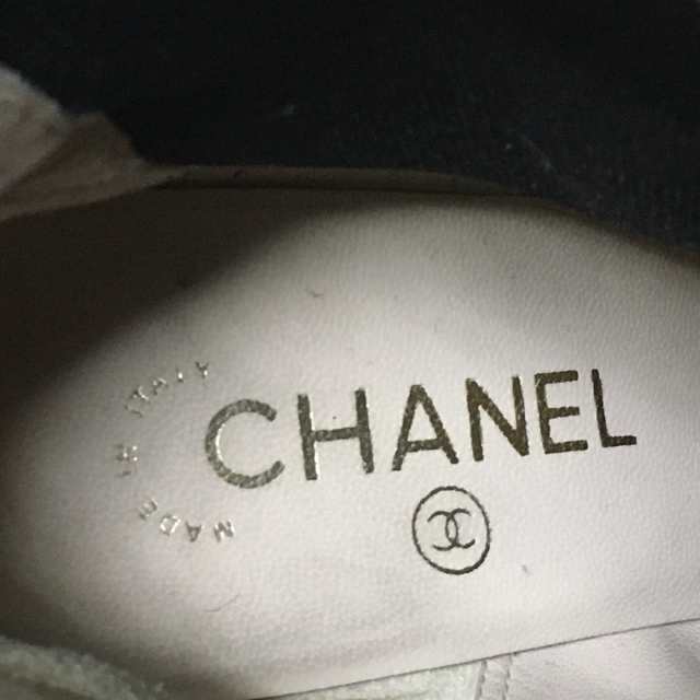 シャネル CHANEL ショートブーツ 38 1/2C レディース - G30090 黒 ココ