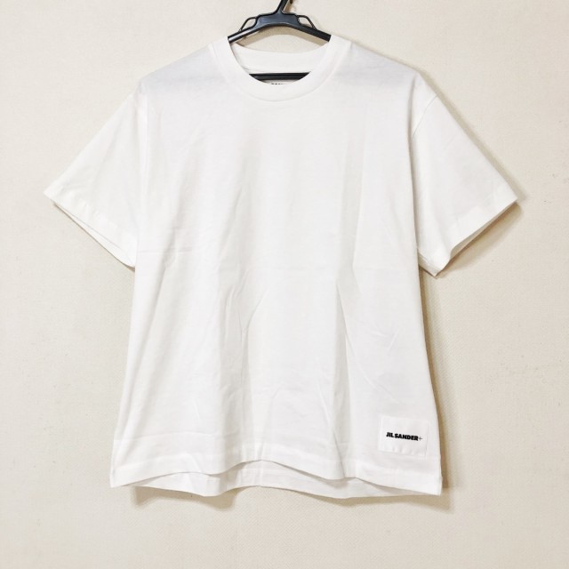 ジルサンダー JILSANDER 半袖Tシャツ サイズL メンズ - 白 クルー