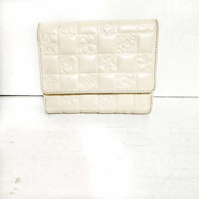 シャネル CHANEL Wホック財布 レディース アイコン A24212 ピンク ...