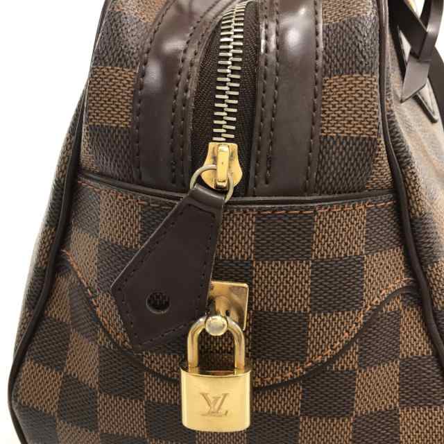 ルイヴィトン LOUIS VUITTON ハンドバッグ ダミエ レディース ドゥオモ N60008 エベヌ ダミエ･キャンバス【中古】20231021