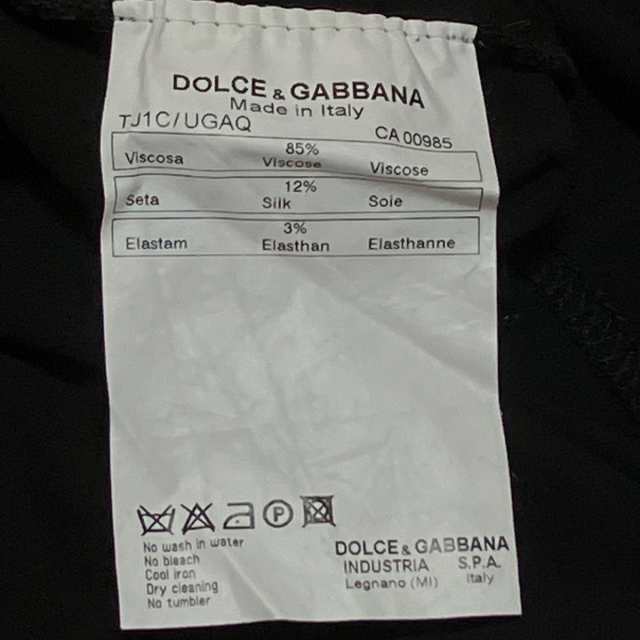 ドルチェアンドガッバーナ DOLCE&GABBANA 半袖Tシャツ サイズ42 M