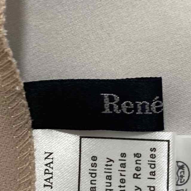 ルネ Rene ワンピース サイズ36 S レディース 美品 - ベージュ 半袖