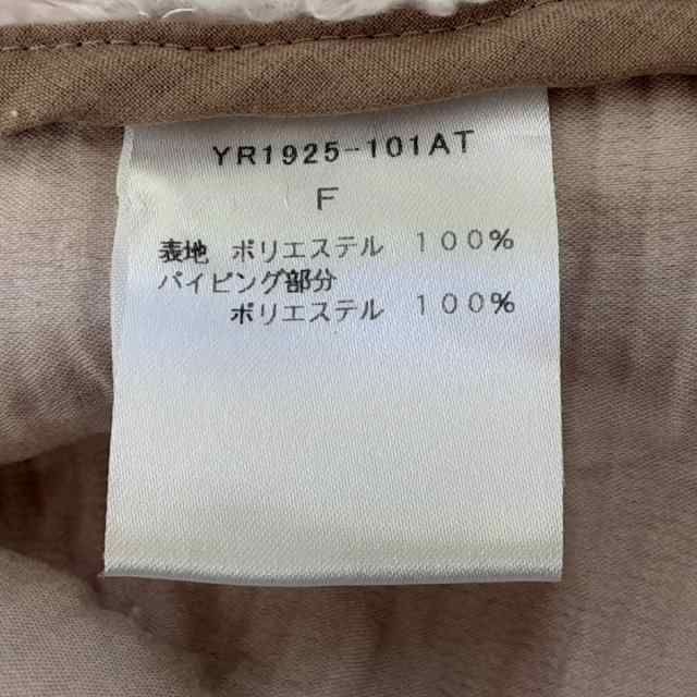 ヨリ yori コート サイズF レディース 美品 - ライトピンク 長袖/冬