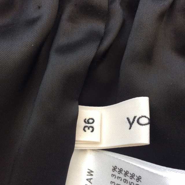 ヨリ yori パンツ サイズ36 S レディース 美品 - 黒 フルレングス ...
