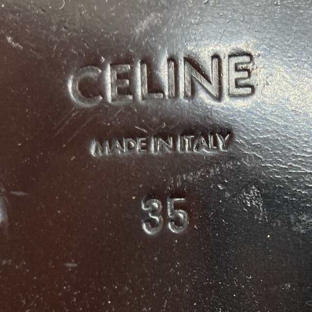 セリーヌ CELINE ローファー 35 レディース 美品 ルコ ダークブラウン