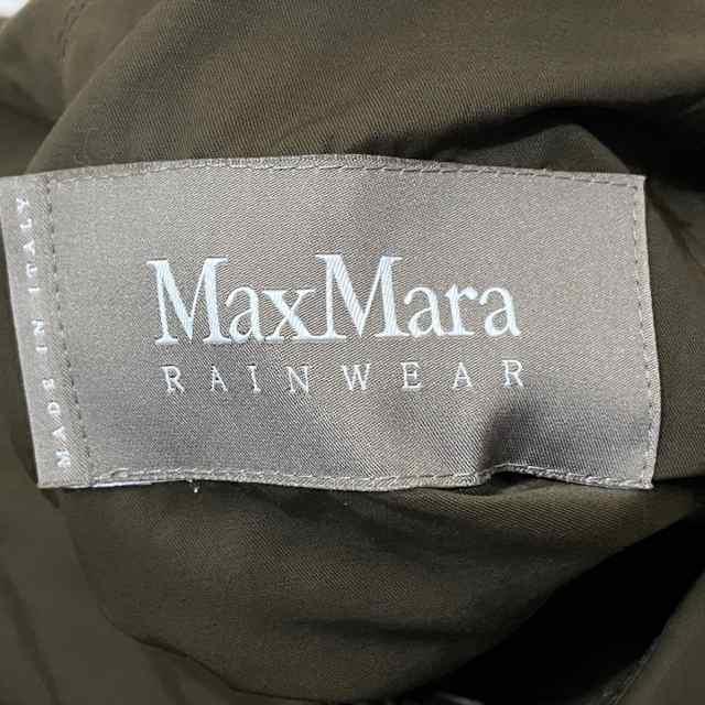 マックスマーラ Max Mara コート サイズI42 M レディース - ダークブラウン 長袖/RAIN WEAR/秋/春【中古】20231004