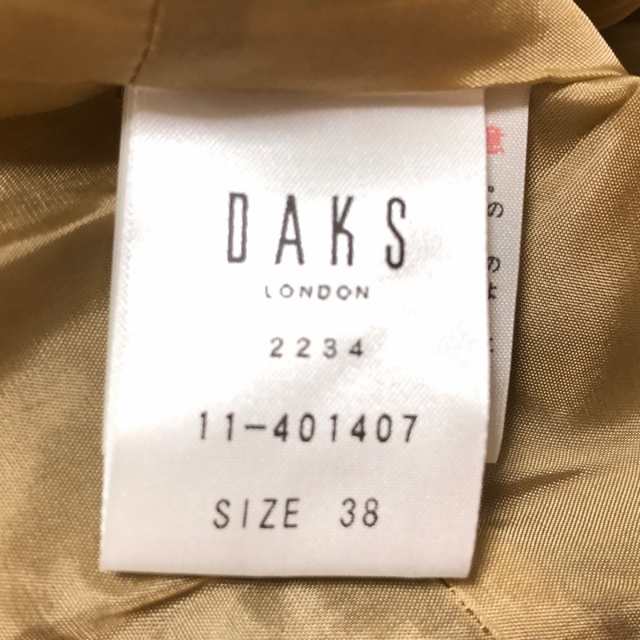 ダックス DAKS ワンピース サイズ38 L レディース - ライトブラウン×黒 ...