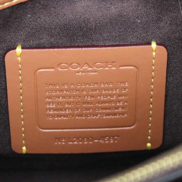 コーチ COACH ハンドバッグ レディース - 4597 黒 レザー【中古】20231019