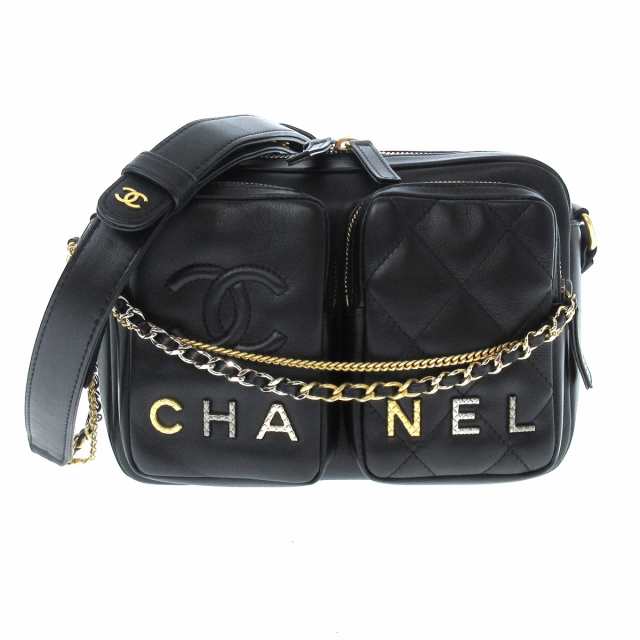 シャネル CHANEL ショルダーバッグ レディース 美品 スモール カメラ