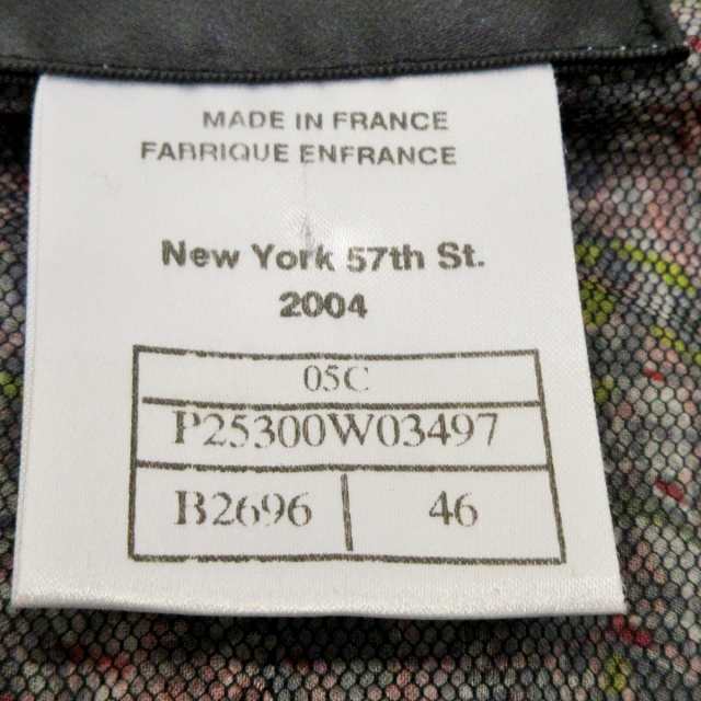 シャネル CHANEL ジャケット サイズ46 XL レディース 美品 - P25300 黒