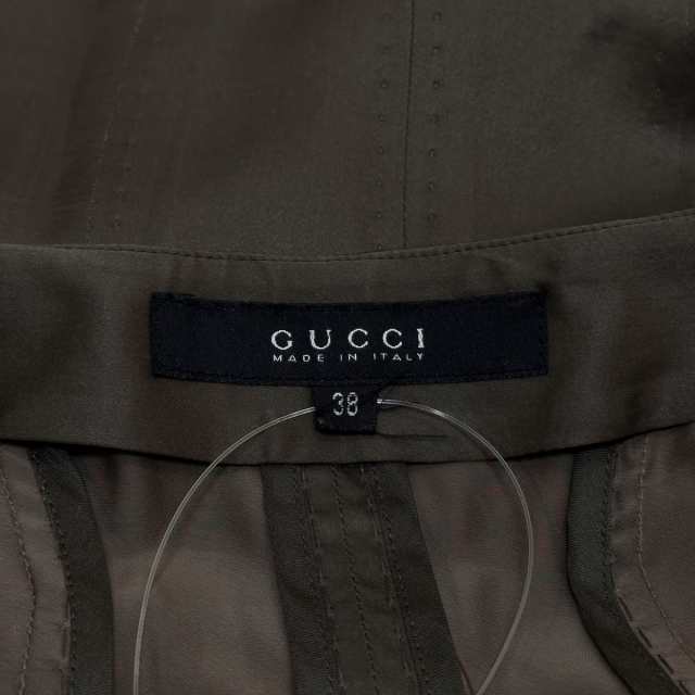 グッチ GUCCI スカート サイズ38 S レディース - カーキ ひざ丈【中古