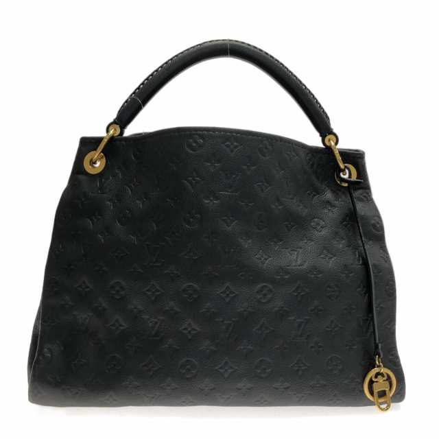 約41cmハンドルLOUIS VUITTON ルイ・ヴィトン アーツィーMM ハンドバッグ モノグラムアンプラント ダークネイビー M93448 CA0191 レディース