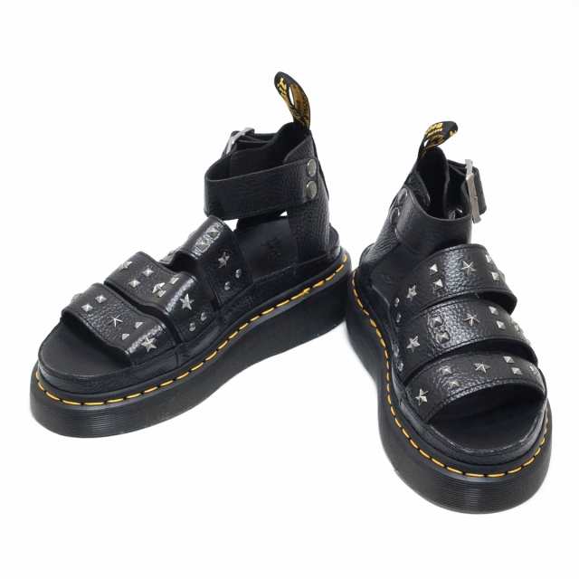 ドクターマーチン Dr.Martens サンダル レディース 美品 - 黒 スタッズ