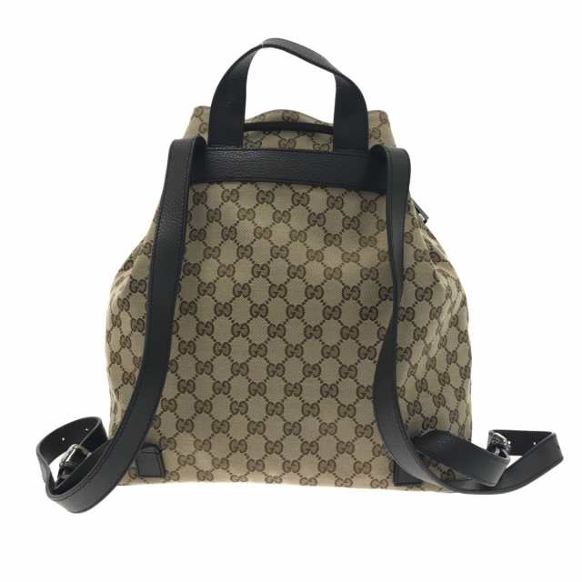 グッチ GUCCI リュックサック レディース 美品 GG柄 449175 ベージュ