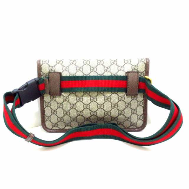 グッチ GUCCI ウエストポーチ レディース 美品 ネオ ヴィンテージ GG