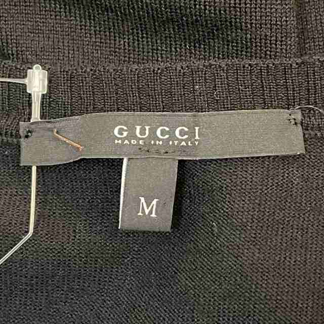 グッチ GUCCI 長袖セーター サイズM レディース 美品 - 黒【中古