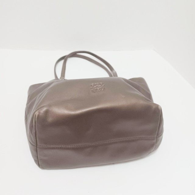 ロエベ LOEWE トートバッグ レディース アラ ダークブラウン ナッパレザー【中古】20231023