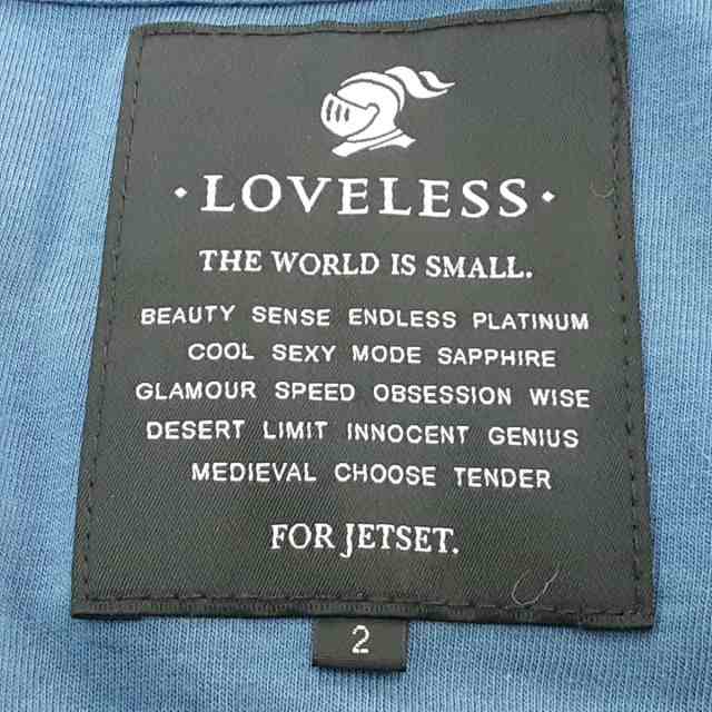 ラブレス LOVELESS ジャケット サイズ2 M メンズ 美品 - ネイビー×黒 長袖/春/秋【中古】20231111