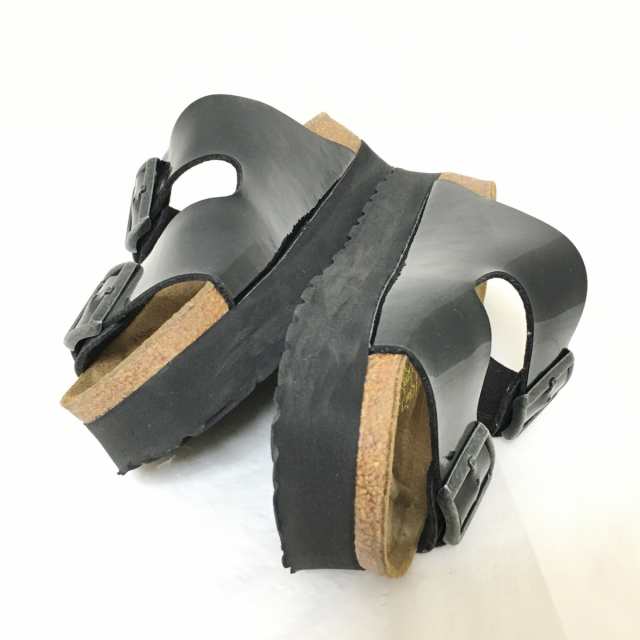 ビルケンシュトック BIRKEN STOCK サンダル 37 レディース - 黒