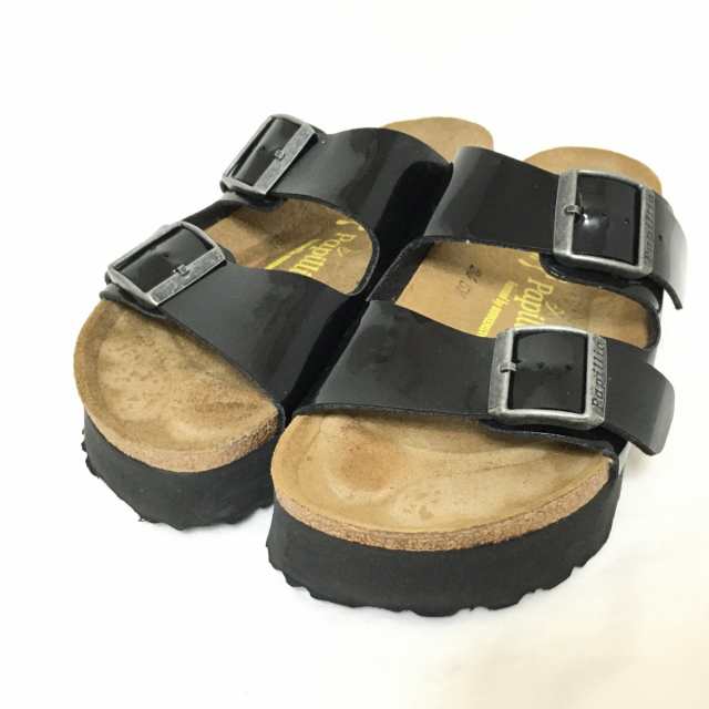 ビルケンシュトック BIRKEN STOCK サンダル 37 レディース - 黒