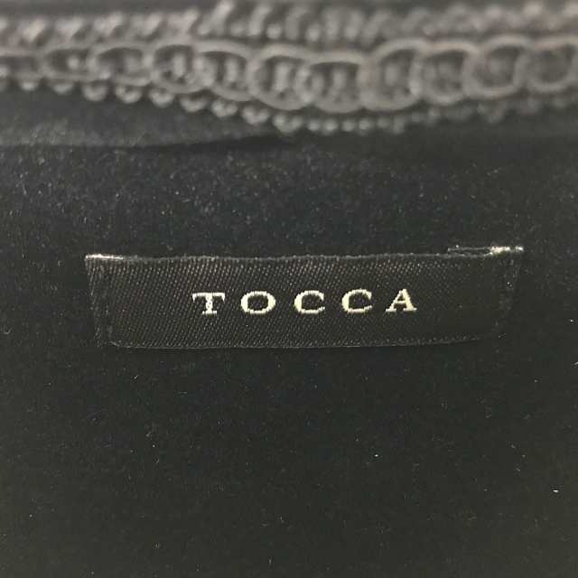 トッカ TOCCA ショルダーバッグ レディース - 黒×クリア 化学繊維