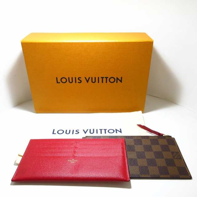 ルイヴィトン LOUIS VUITTON 財布 パッチーズ レディース ポシェットフェリシーGM N60129 エベヌ  チェーンウォレット【中古】20231025