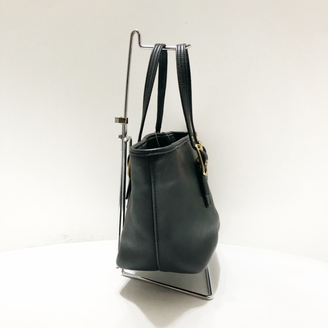 コーチ COACH ハンドバッグ レディース - 9846 黒 レザー【中古