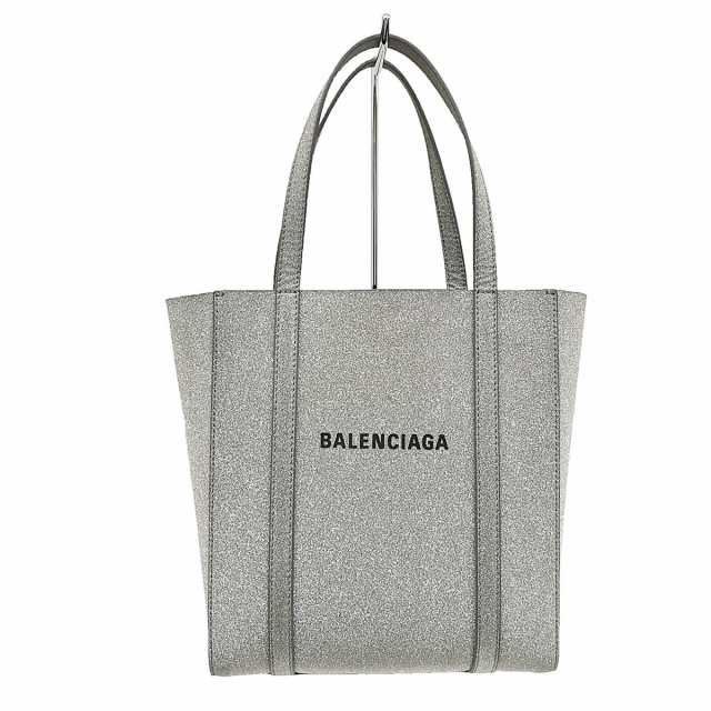 ブラックブラック系BALENCIAGA 551815 エブリデイ XXS ハンドバッグ キャンバス レディース