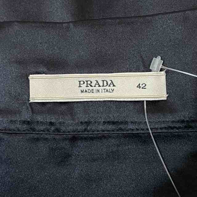 プラダ PRADA ミニスカート サイズ42 M レディース 美品 - ダーク