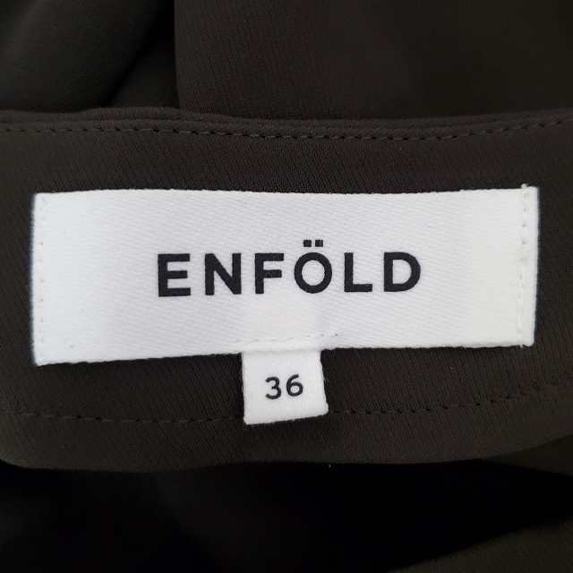 エンフォルド ENFOLD ワンピース サイズ36 S レディース 美品 - カーキ