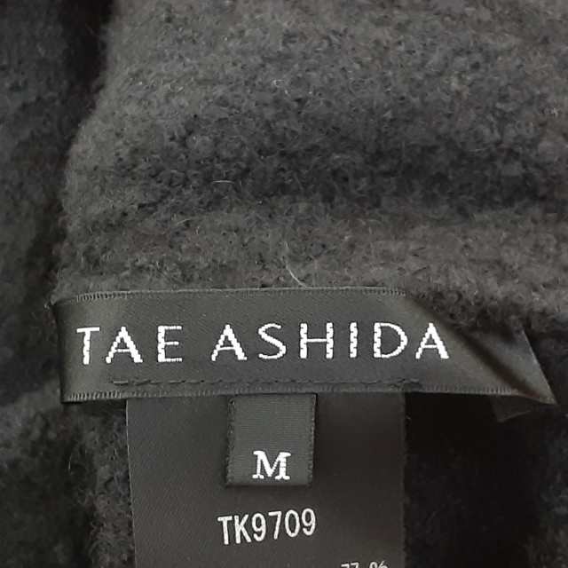 タエアシダ TAE ASHIDA 長袖セーター サイズM レディース - 黒 カシミヤ/シルク【中古】20231204