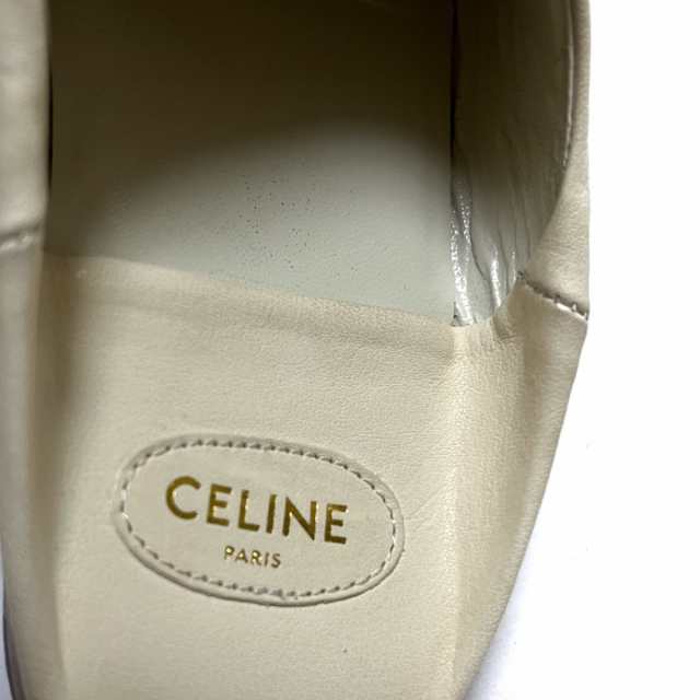 セリーヌ CELINE サンダル 36 レディース - 白 レザー【中古】20231201