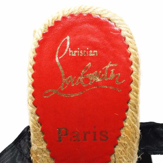 クリスチャンルブタン CHRISTIAN LOUBOUTIN サンダル レディース - 黒 