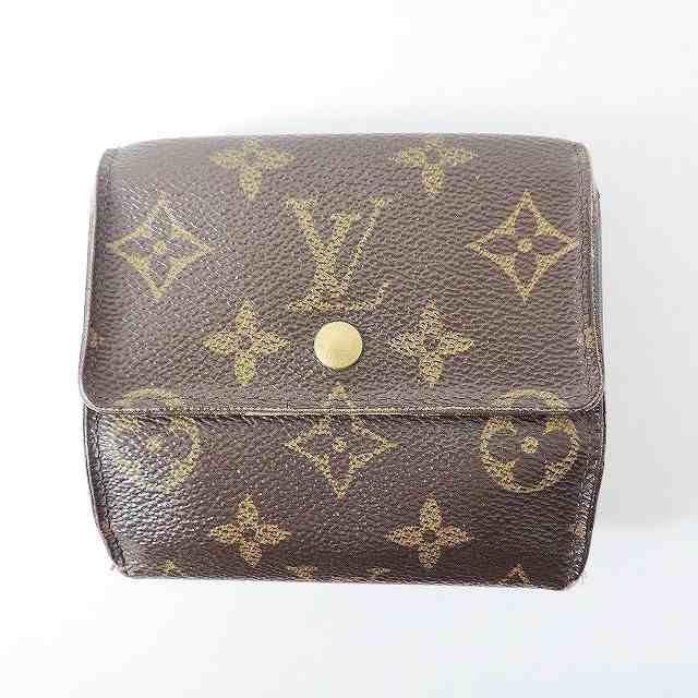 ルイヴィトン LOUIS VUITTON Wホック財布 モノグラム レディース