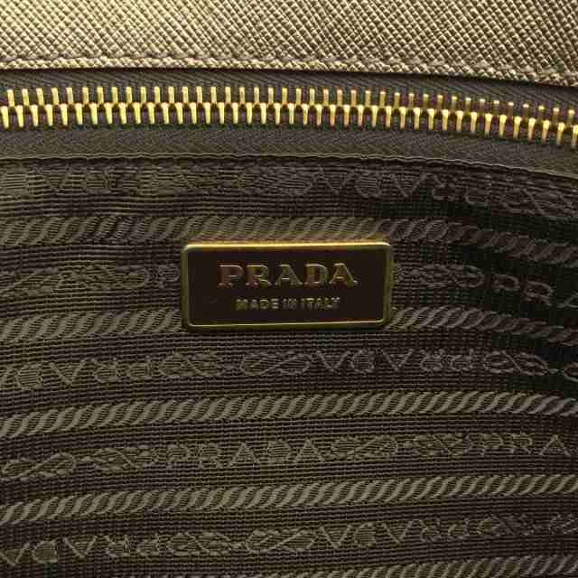 プラダ PRADA トートバッグ レディース - BN1291 ブロンズ レザー【中古】20231213