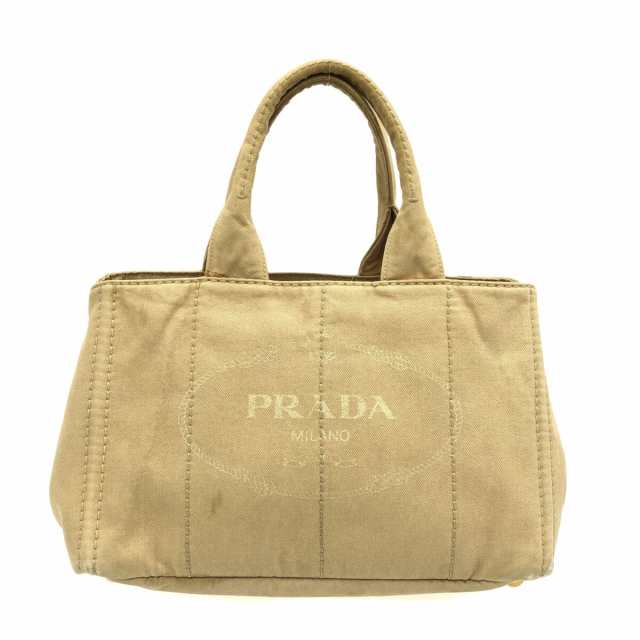 プラダ PRADA トートバッグ レディース CANAPA B1877B ベージュ ...