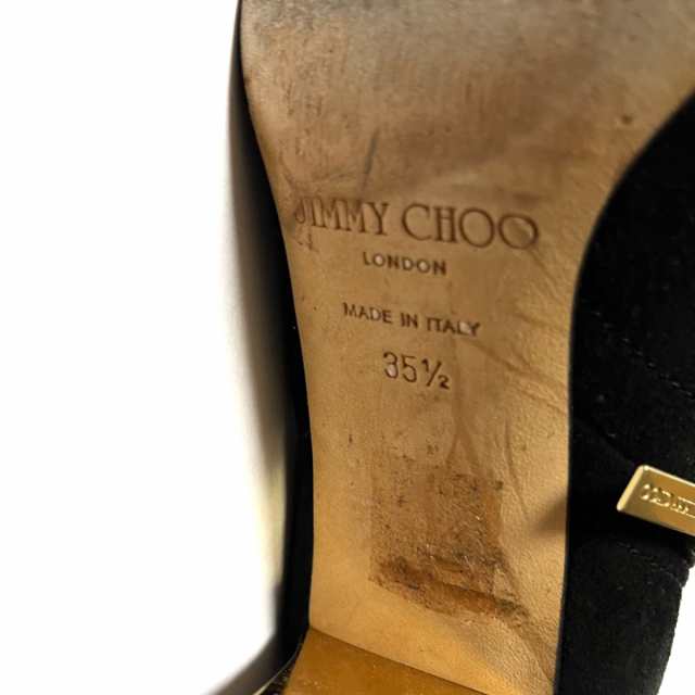 ジミーチュウ JIMMY CHOO ショートブーツ 35 1/2 レディース - 黒