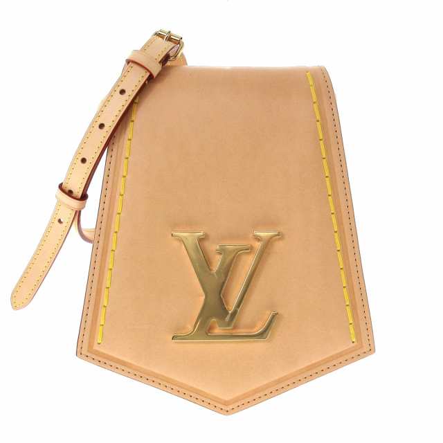 ルイ・ヴィトン LOUIS VUITTON キーベル・XL PM M22368 ベージュ　ゴールド金具 レザー レディース ショルダーバッグ