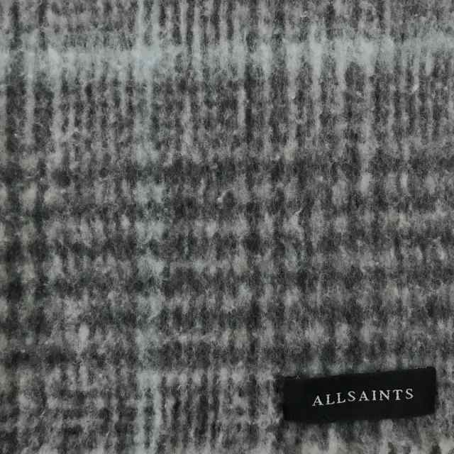 オールセインツ All Saints マフラー レディース - グレー×黒×ライト