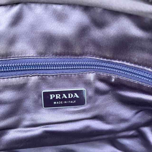 プラダ PRADA ハンドバッグ レディース - ベージュ×パープル