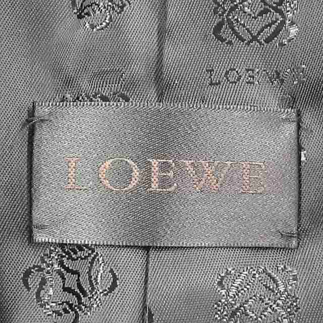 ロエベ LOEWE ジャケット サイズ38 M レディース - 黒 長袖/レザー/春